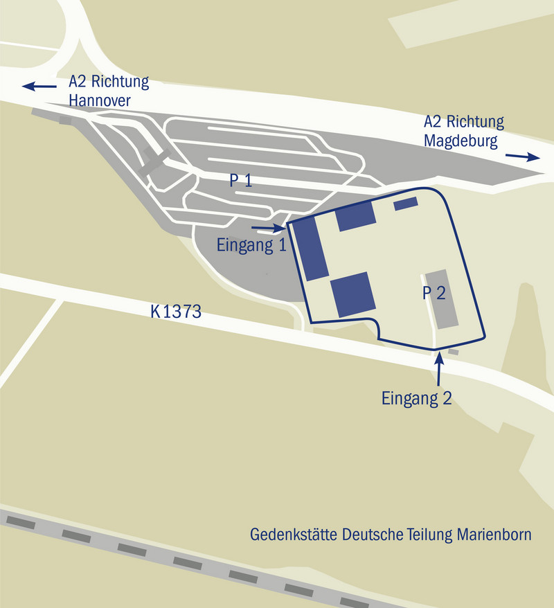 Geländeplan Marienborn